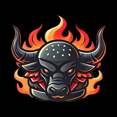 logo grillowany byk
